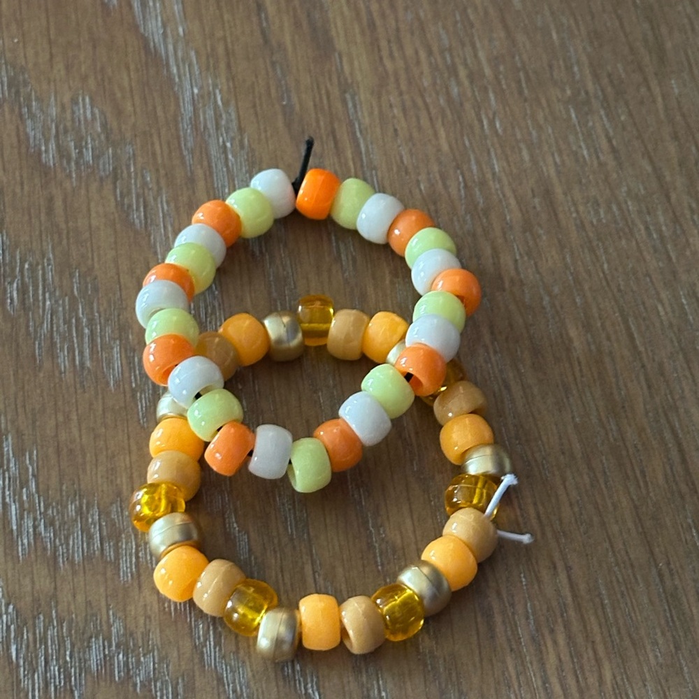 Colorful Halloween handmade Beaded Bracelets